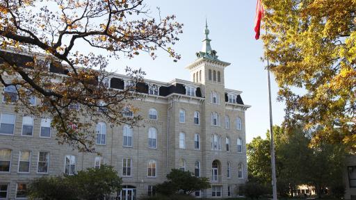 Old Main Building on North Central College Campus