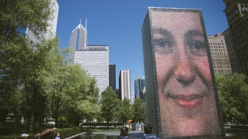 millennium park fountains