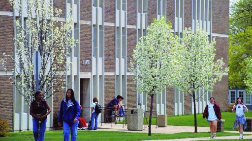 exterior of rall dormitory